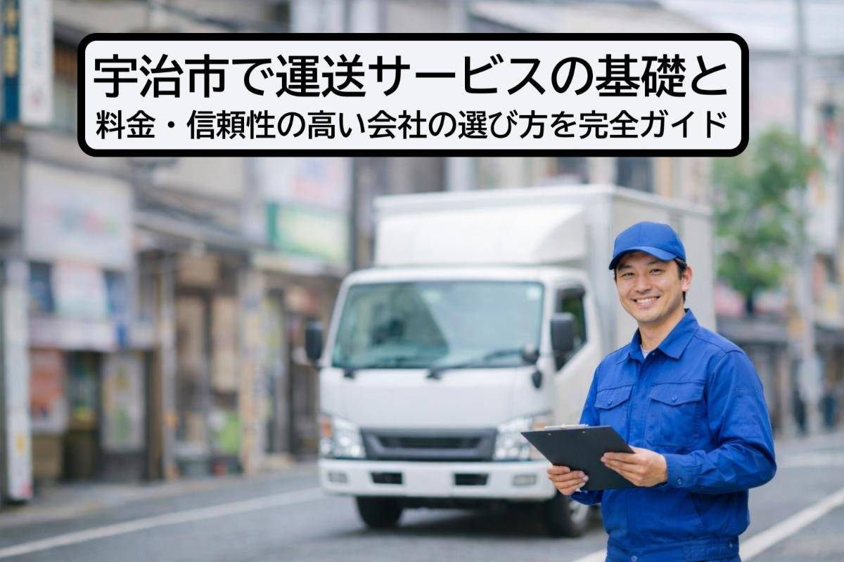 宇治市で運送サービスの基礎と料金・信頼性の高い会社の選び方を完全ガイド
