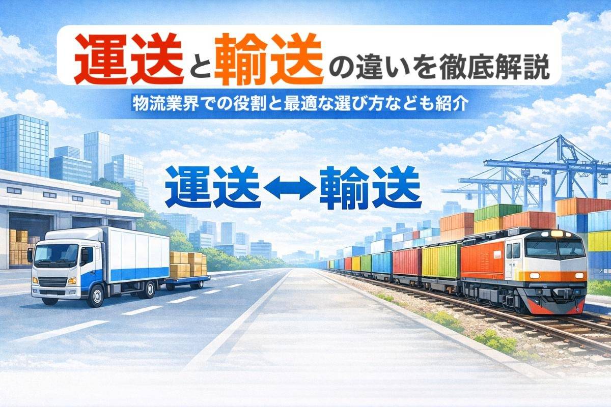 運送と輸送の違いを徹底解説｜物流業界での役割と最適な選び方なども紹介