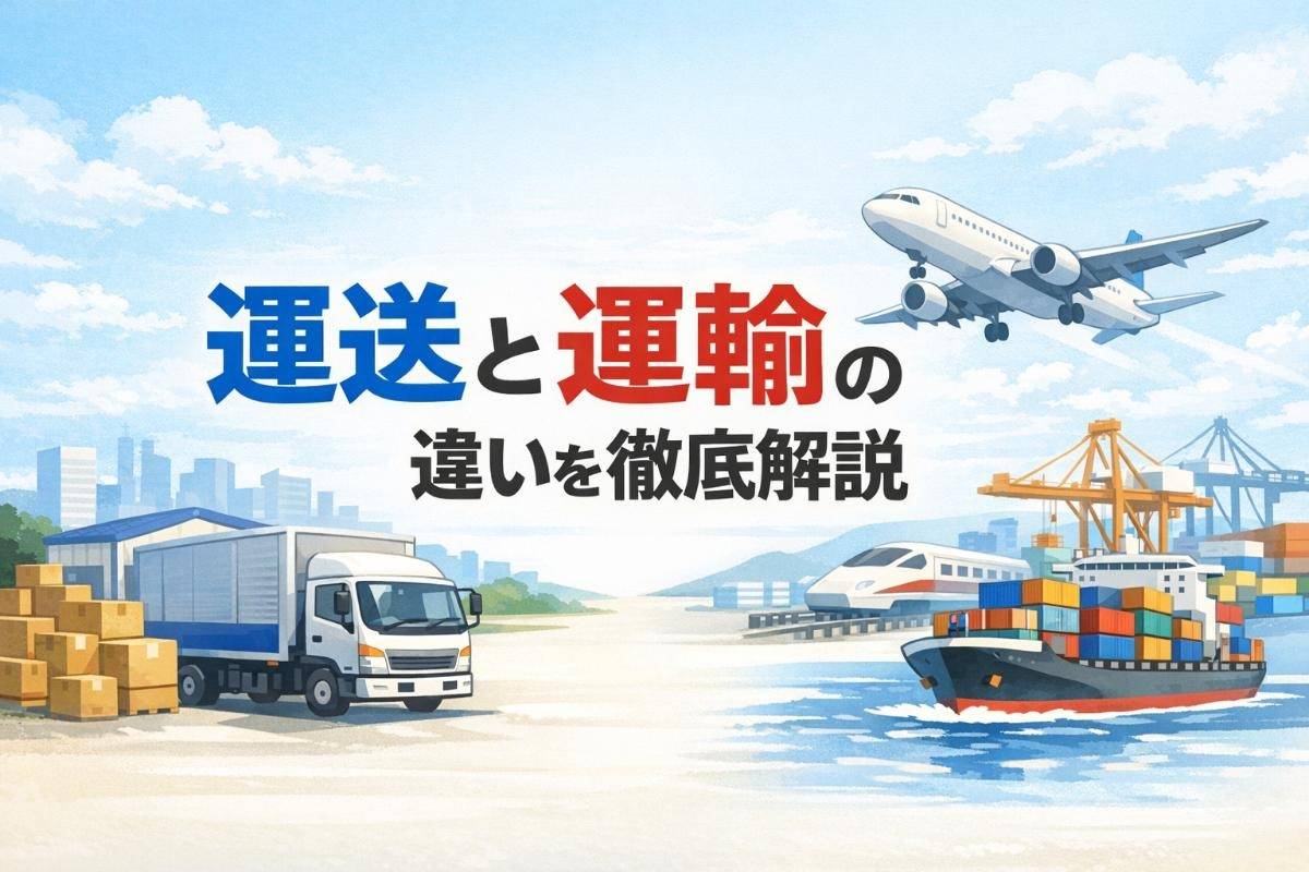 運送と運輸の違いを徹底解説